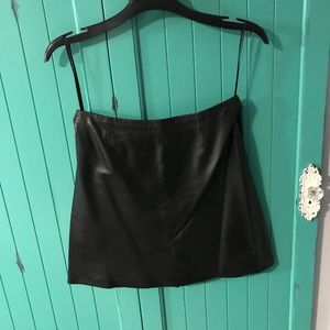 Cache leather skirt
